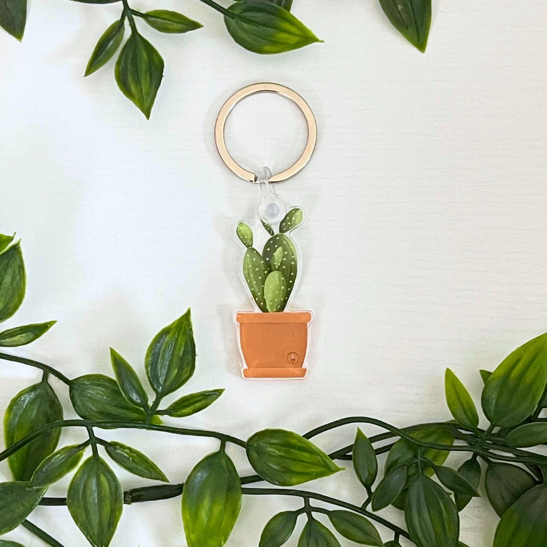 Cactus Keychain - PEACHI PLANTS
