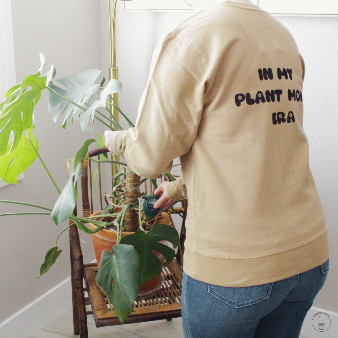 In My Plant Mom Era Crewneck - PEACHI PLANTS