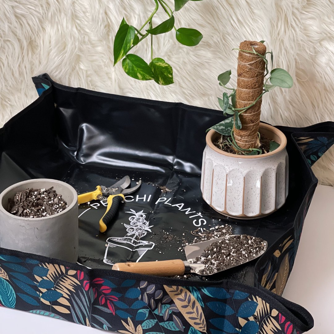 Plant Tote Bag & Potting Mat Set - PEACHI PLANTS